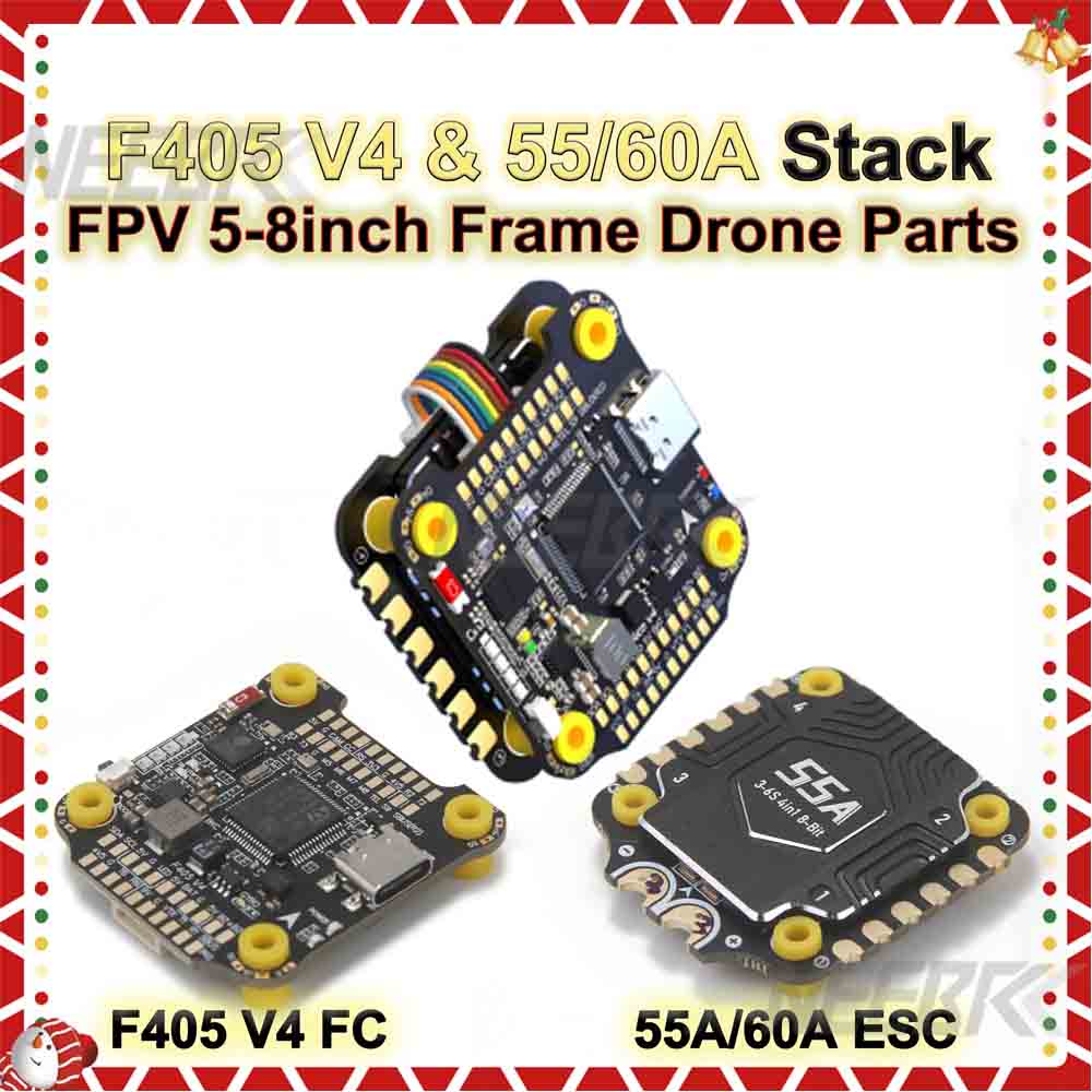 F405 Flight Controller - ชุดควบคุมการบิน F405 V4 F4 Stack Flight