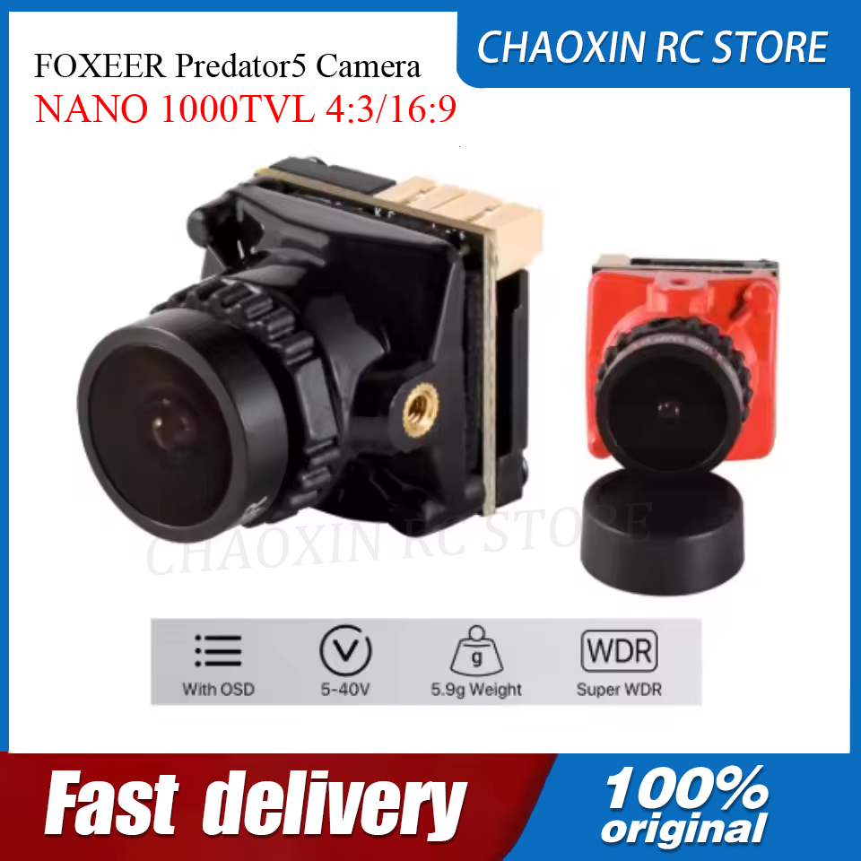 Drone With Camera - กล้อง FOXEER Predator5 NANO 1000TVL อัตราส่วนภาพ