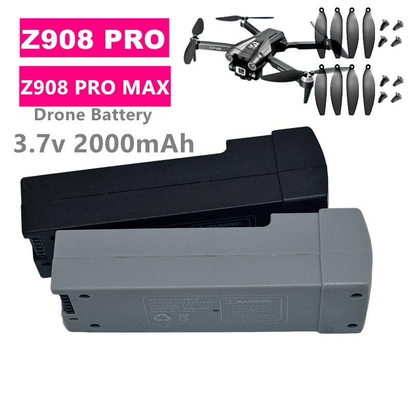 Brushed Drone Motor - แบตเตอรี่โดรน Z908 PRO 3.7v 2000mah สำหรับ