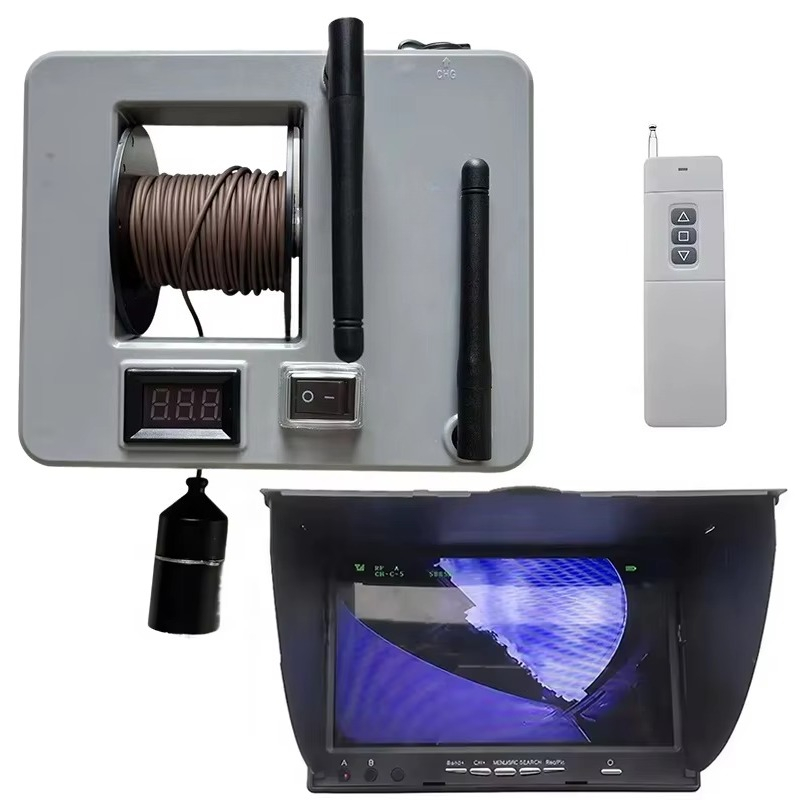 Fpv Camera - กล้องตรวจจับใต้น้ำ FPV ความละเอียดสูง มุมมองกว้าง จอ LCD