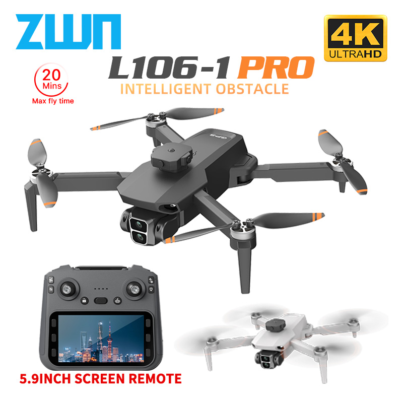 Brushed Drone Motor - L106-1PRO GPS Professional Drone 4K HD