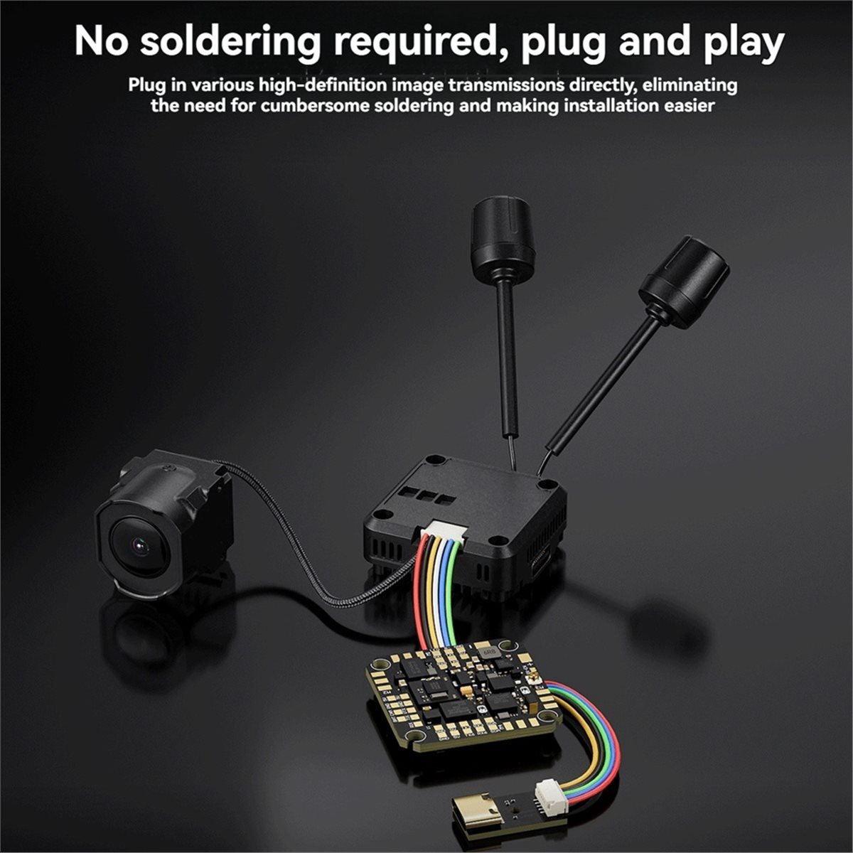 F405 Flight Controller - ชุดควบคุมการบิน ABGN TAKER F405 AIO พร้อม