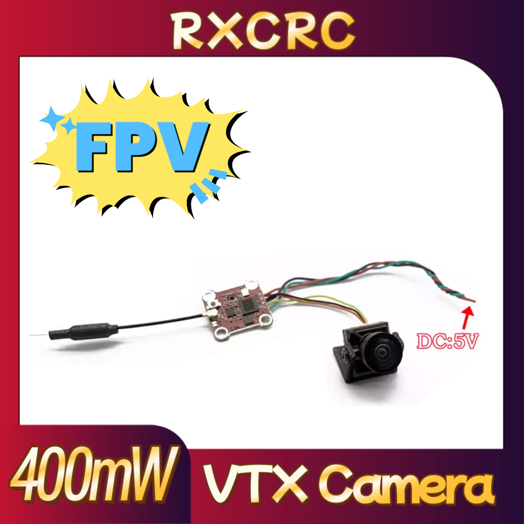 Fpv Camera - โมดูล RXCRC 5.8G 400mW VTX เครื่องส่งสัญญาณ
