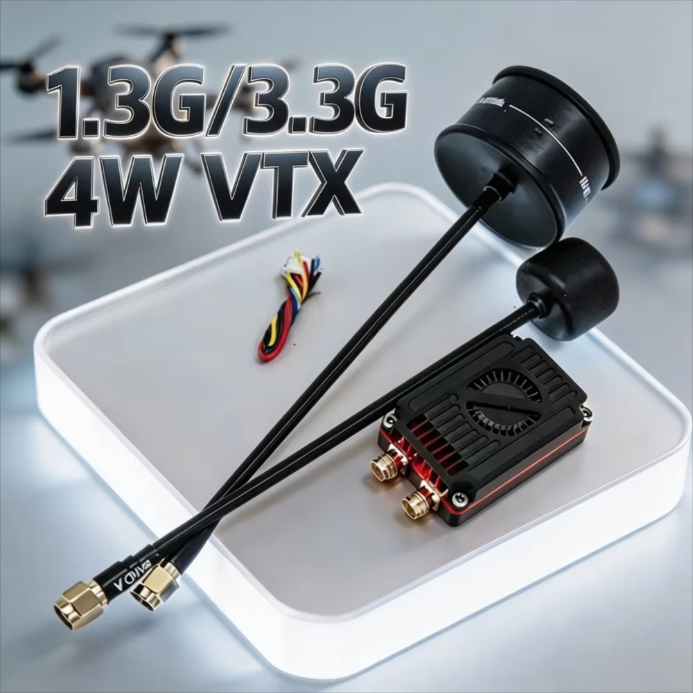 Drone Antenna - Rushfpv Rush 1.3G/3.3G 4W 7-30V เครื่องส่งสัญญาณวิดีโอ