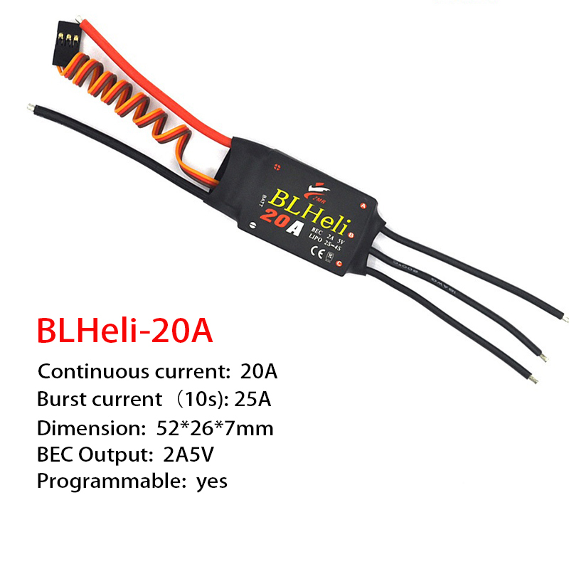 1-3 ชิ้น Brushless ESC BLHeli  - Drone Esc บทวิจารณ์และราคา
