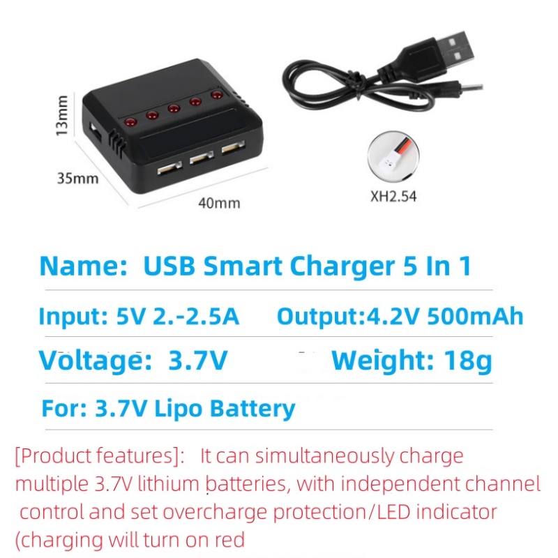 Syma X5HW X5HC X5C X5SW 3.7V 5 - Balance Charger Rc บทวิจารณ์และราคา