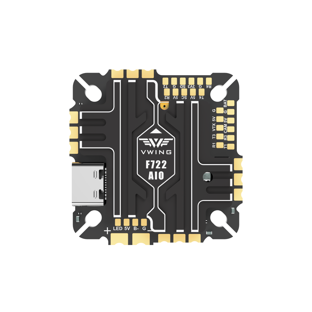 ตัวควบคุมการบิน VWING F722 AIO - Betaflight Fc บทวิจารณ์และราคา
