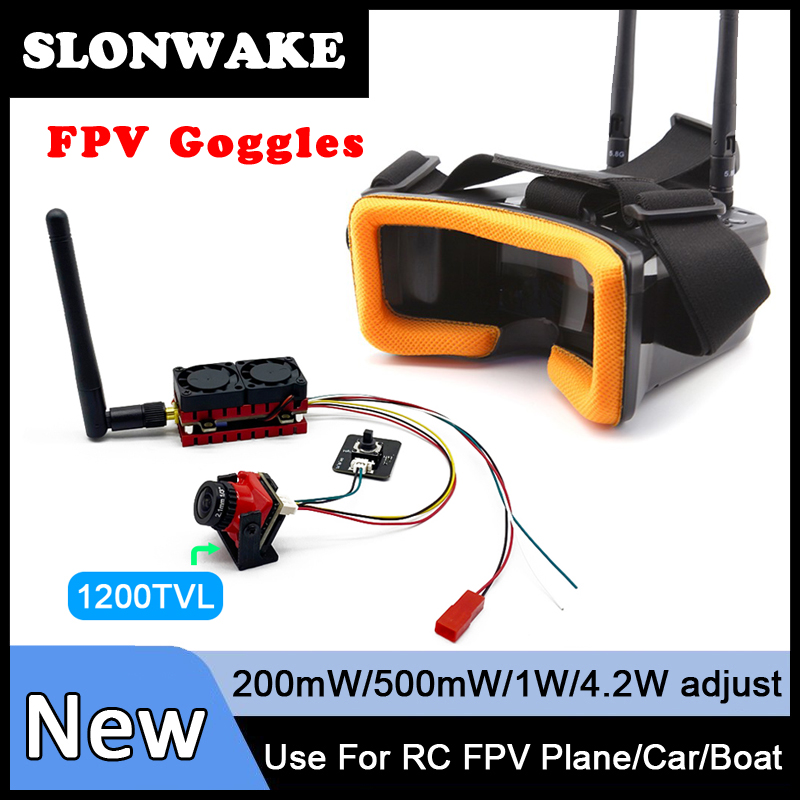 SLONWAKE 5.8G 48CH 4.2W VTX เค - Goggles Fpv บทวิจารณ์และราคา