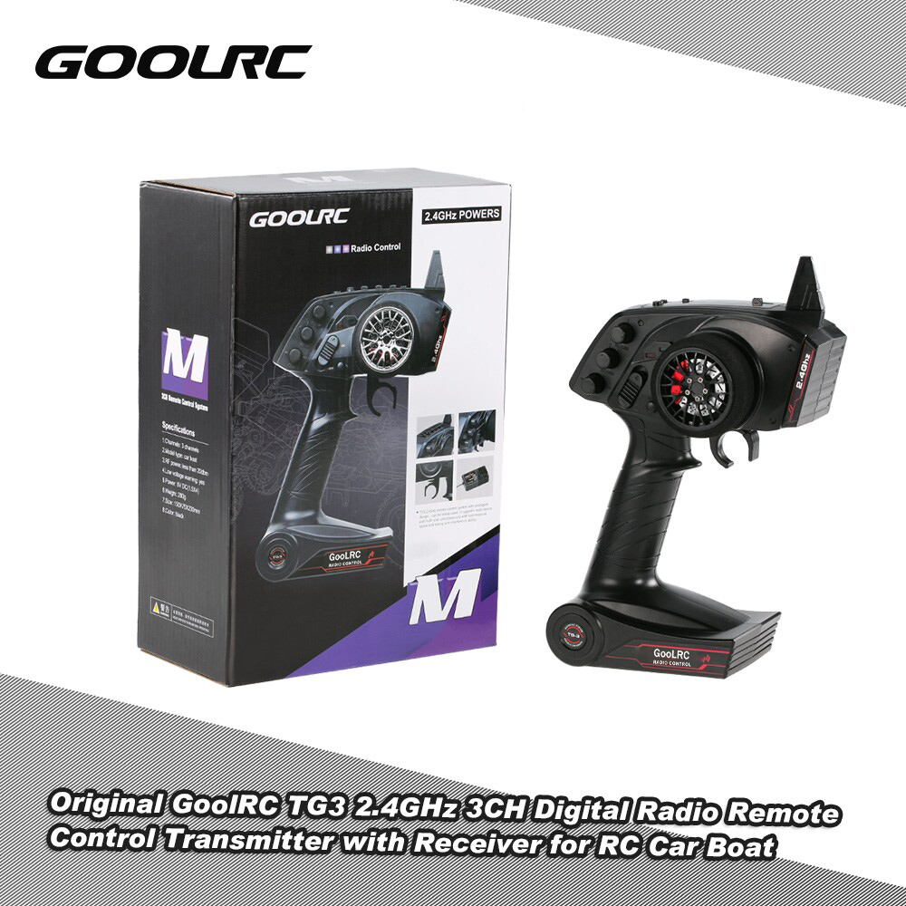 GoolRC TG3 2.4GHz 3CH วิทยุดิจ - Radio Transmitter 2.4Ghz บทวิจารณ์และราคา