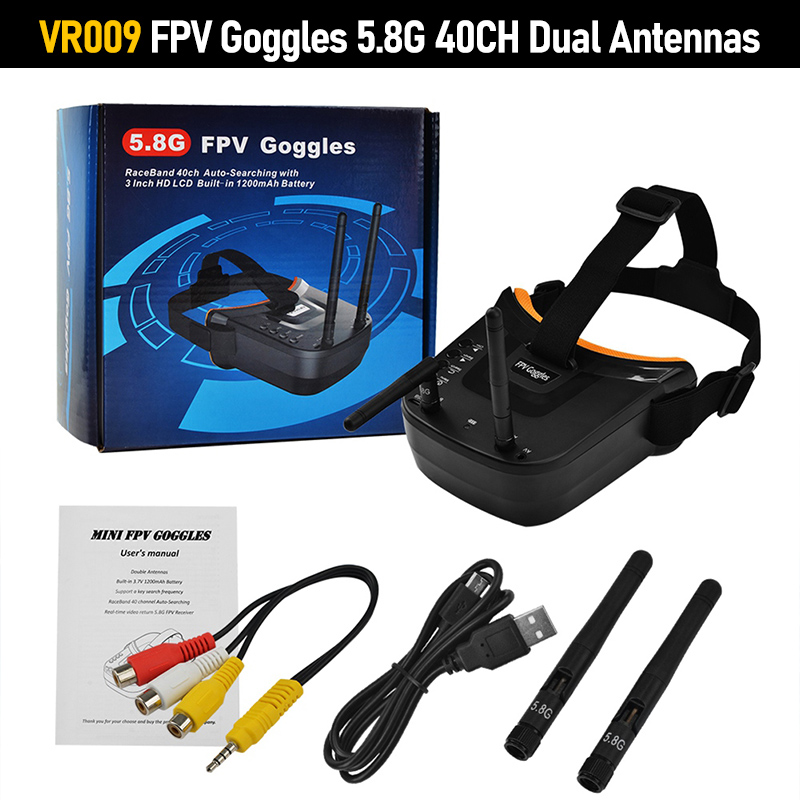 แว่นตา FPV รุ่น VR009 หน้าจอ L - Goggles Fpv บทวิจารณ์และราคา