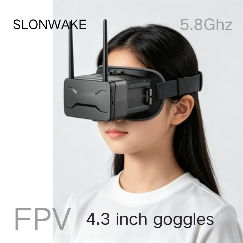 แว่นตา FPV 5.8G หน้าจอ 4.3 นิ้ - Goggles Fpv บทวิจารณ์และราคา