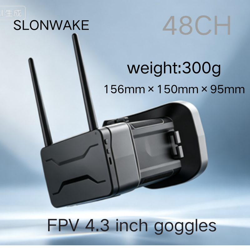 แว่นตา FPV 5.8G หน้าจอ 4.3 นิ้ - Goggles Fpv บทวิจารณ์และราคา