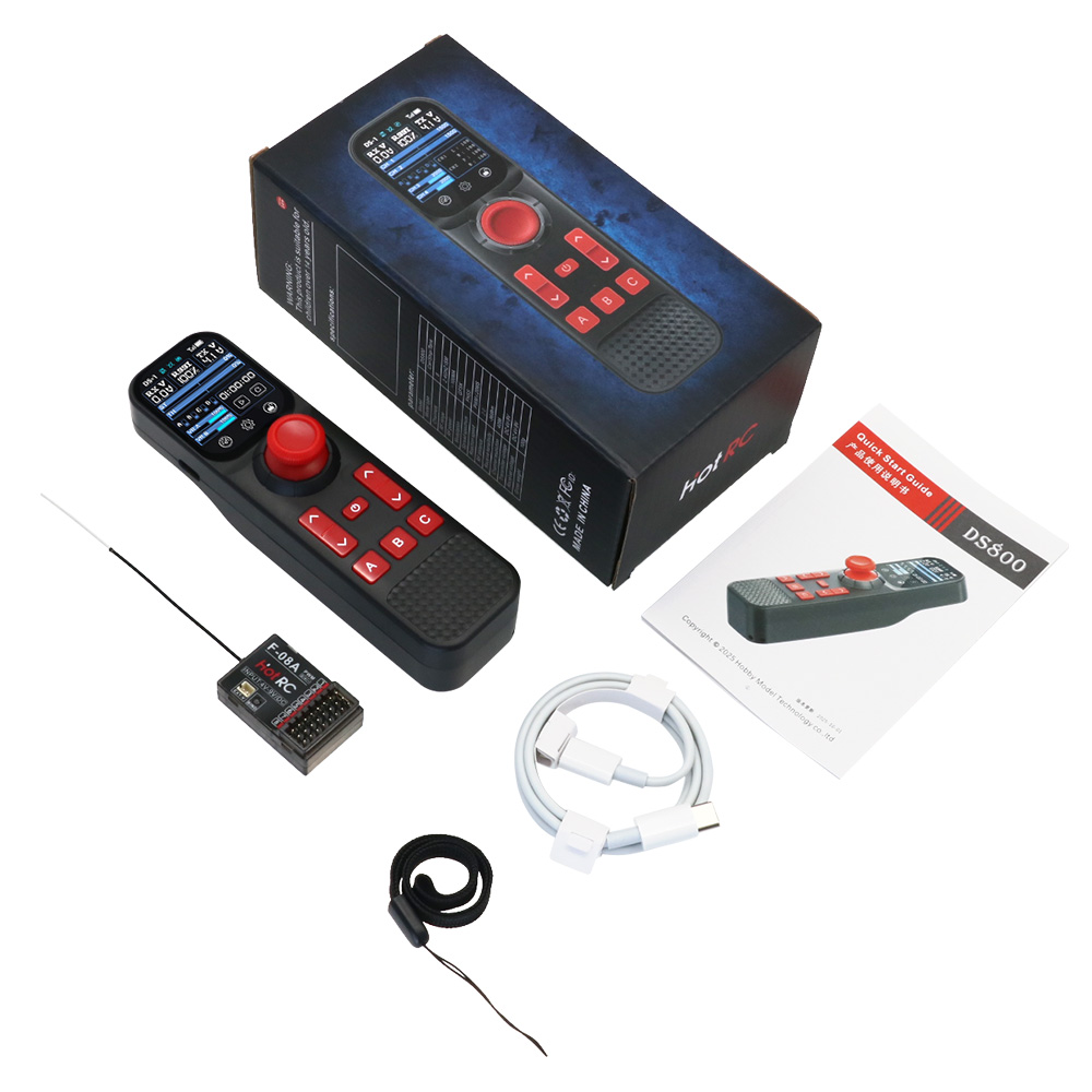 Hotrc DS-800 2.4Ghz 8CH FHSS ร - Radio Transmitter 2.4Ghz บทวิจารณ์และราคา