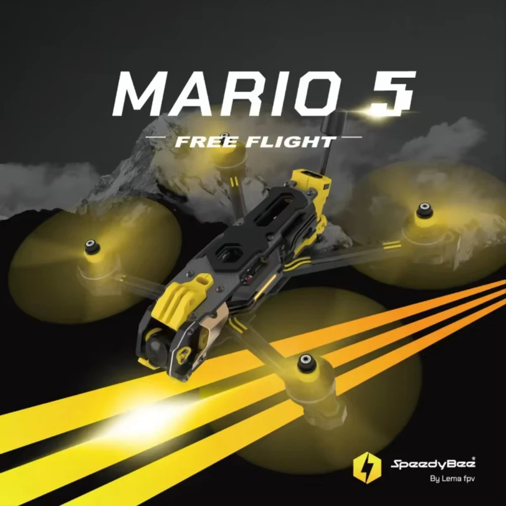 ชุดเฟรม Speedybee Mario 5 O4 ร - Carbon Fiber Drone Frame บทวิจารณ์และราคา